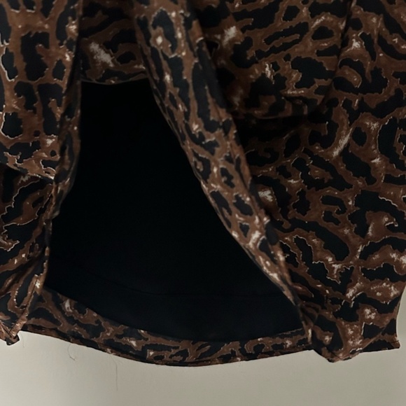 2 Skirts Zebra animal print cheetah Medi maxi satin bias skirt small 2 - Picture 8 of 10